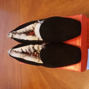 ♤ Andrea Pfister Fur Flats